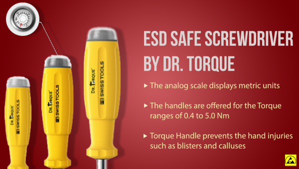 ESD Safe Screwdriver by Dr. Torque